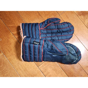 Zero Gloves Navy Red VINTAGE small